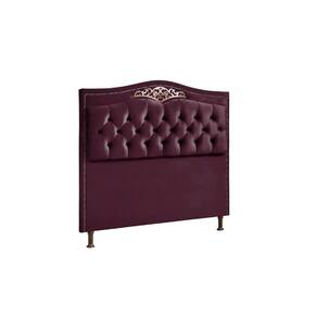 Cabeceira Holanda 140cmcasal Veludo Shop Das Cabeceiras Roxo