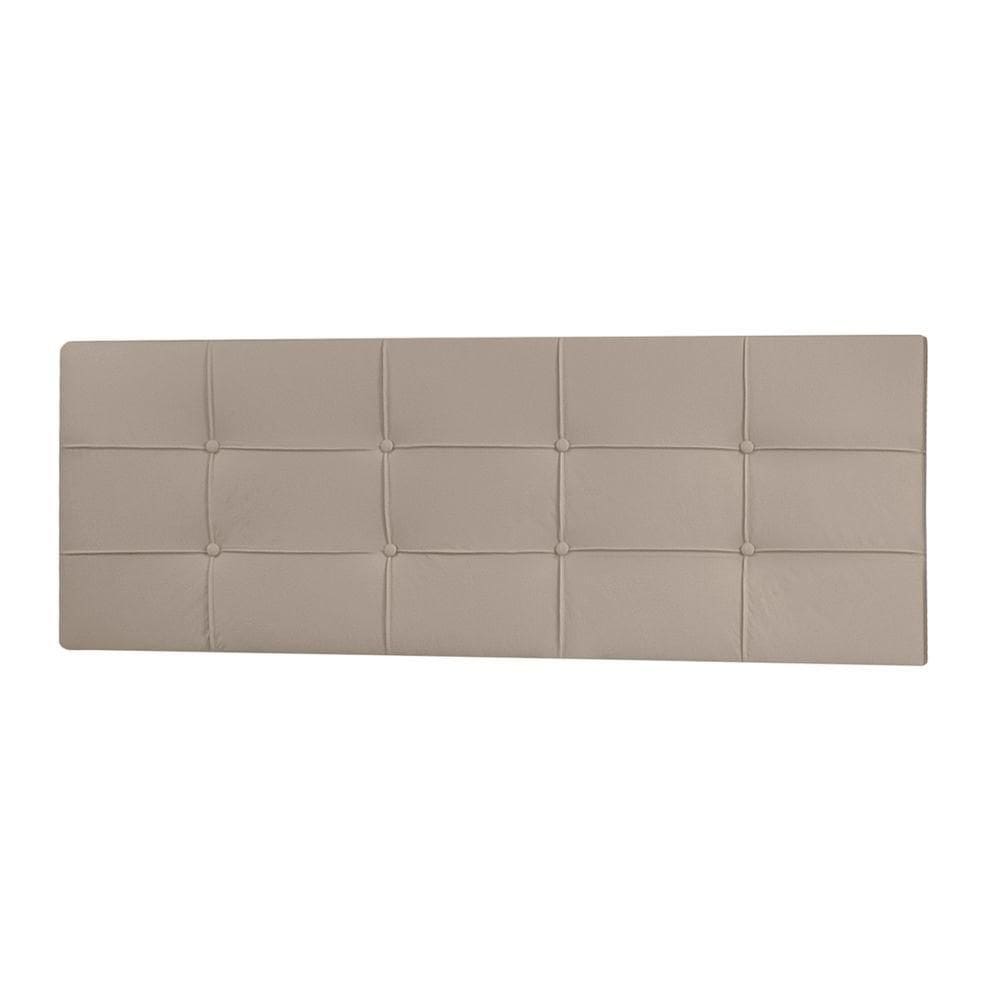 Cabeceira Painel Queen 1,60m Roma Corano - Pallazio Cor Bege