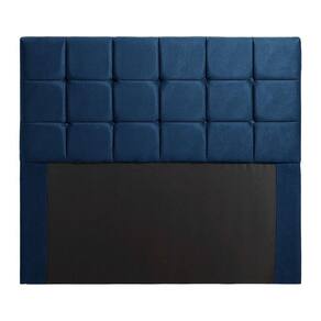 Cabeceira Julia Estofada King 195cm Azul Shop Das Cabeceiras Azul
