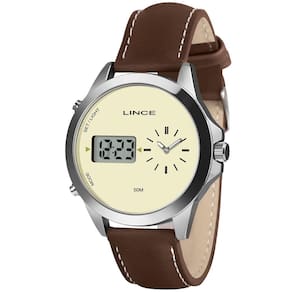 Relógio Lince Masculino Ref: Mrc4822l46 T1nx Anadigi Prateado