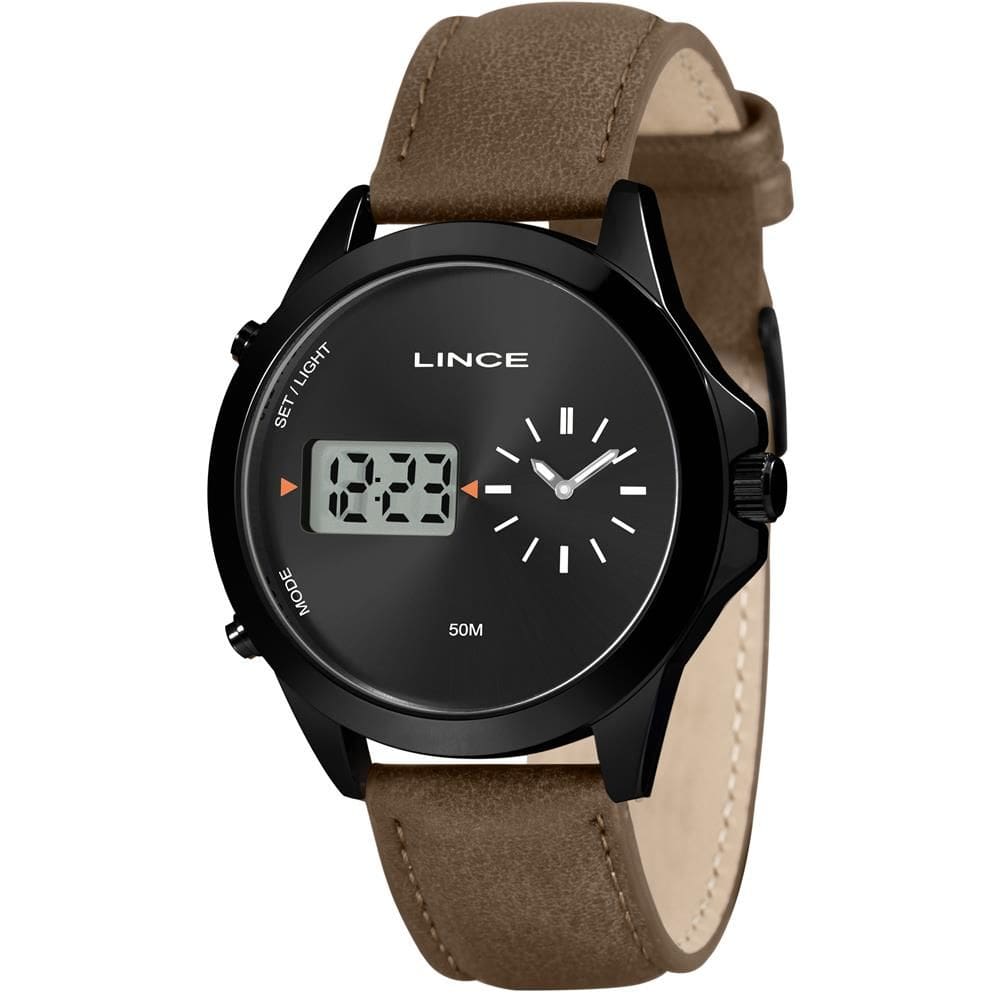 Relógio Lince Masculino Ref: Mrc4821l46 P1nx Anadigi Black