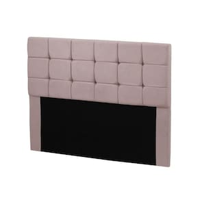 Cabeceira Cama Box Queen 1,60 Estofada Julia Veludo Rose Star Confort Rose