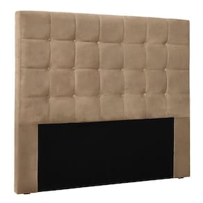 Cabeceira Casal 1,40m Santiago Suede - Pallazio Cor Bege