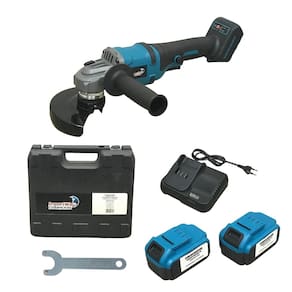 Esmerilhadeira Lixadeira Angular 2 Baterias 21V Portátil com Maleta Importway Iweab212b