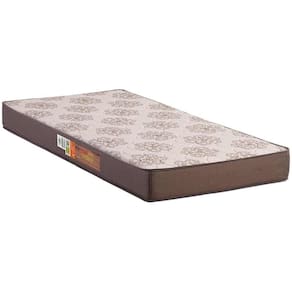 Colchão Solteiro Espuma D28 Pérola Brown (88x188x20) - Polar