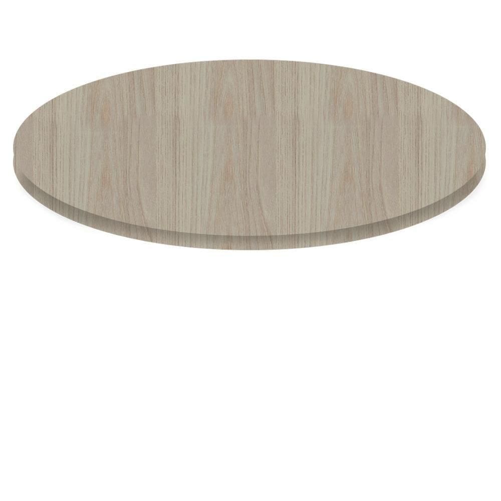 Tampo Redondo 70 Cm (largura) P25 Pandin Mdp 2,50 Cm (altura) Cor Nogueira Casablanca