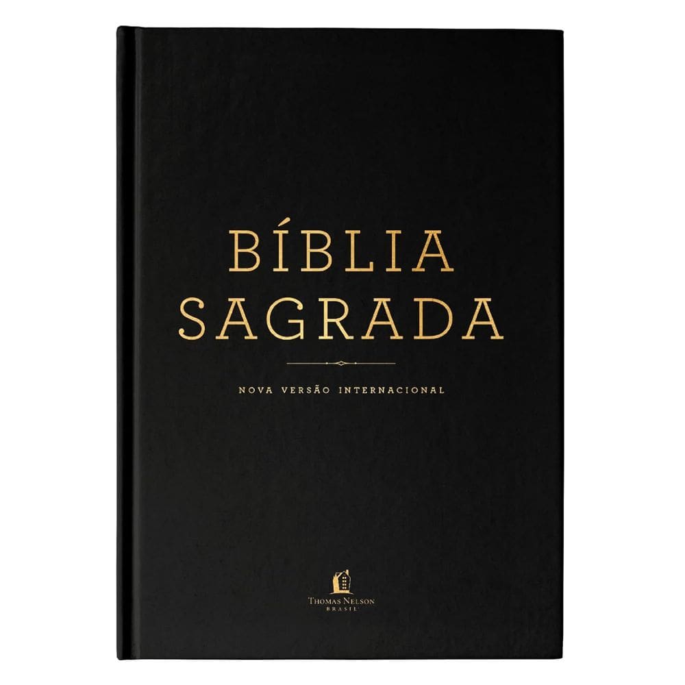 Bíblia NVI, Capa Dura, Preta, Econômica, Clássica