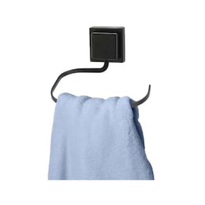 Porta Toalha de Rosto Adesivo Dupla Face 3M Preto Fosco - 2570 Arthi