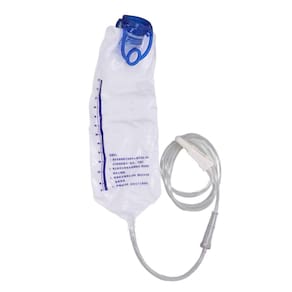 Kit de bolsa de enema Haofy, PVC reutilizável de 1200 ml para viagens domésticas