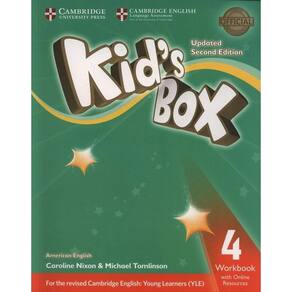 Kid`s Box American English 4 - Workbook With Online Resources - Updated Second Edition