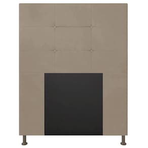 Cabeceira Solteiro 0,90m Zurique Suede - Pallazio Cor Bege