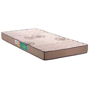 Colchão Solteiro Espuma D33 Pérola Brown (88x188x20) - Polar