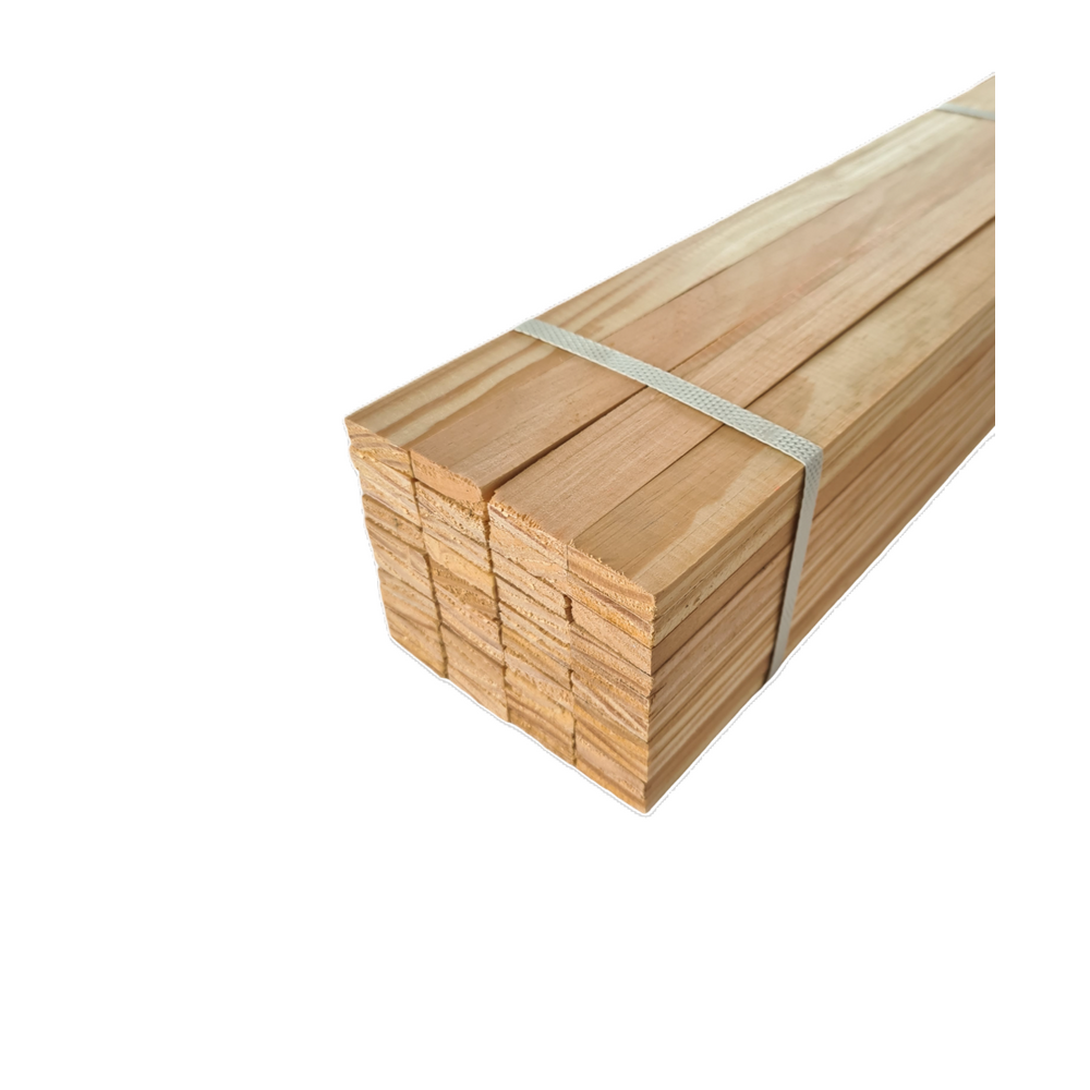 40 Ripas/Sarrafos de 1x3x100 cm Madeira de Pinus