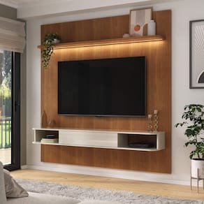 Painel Tv 75 Belluno Cinamomo/off White
