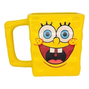 Caneca 3d Quadrada Bob Esponja 450ml Zona Criativa