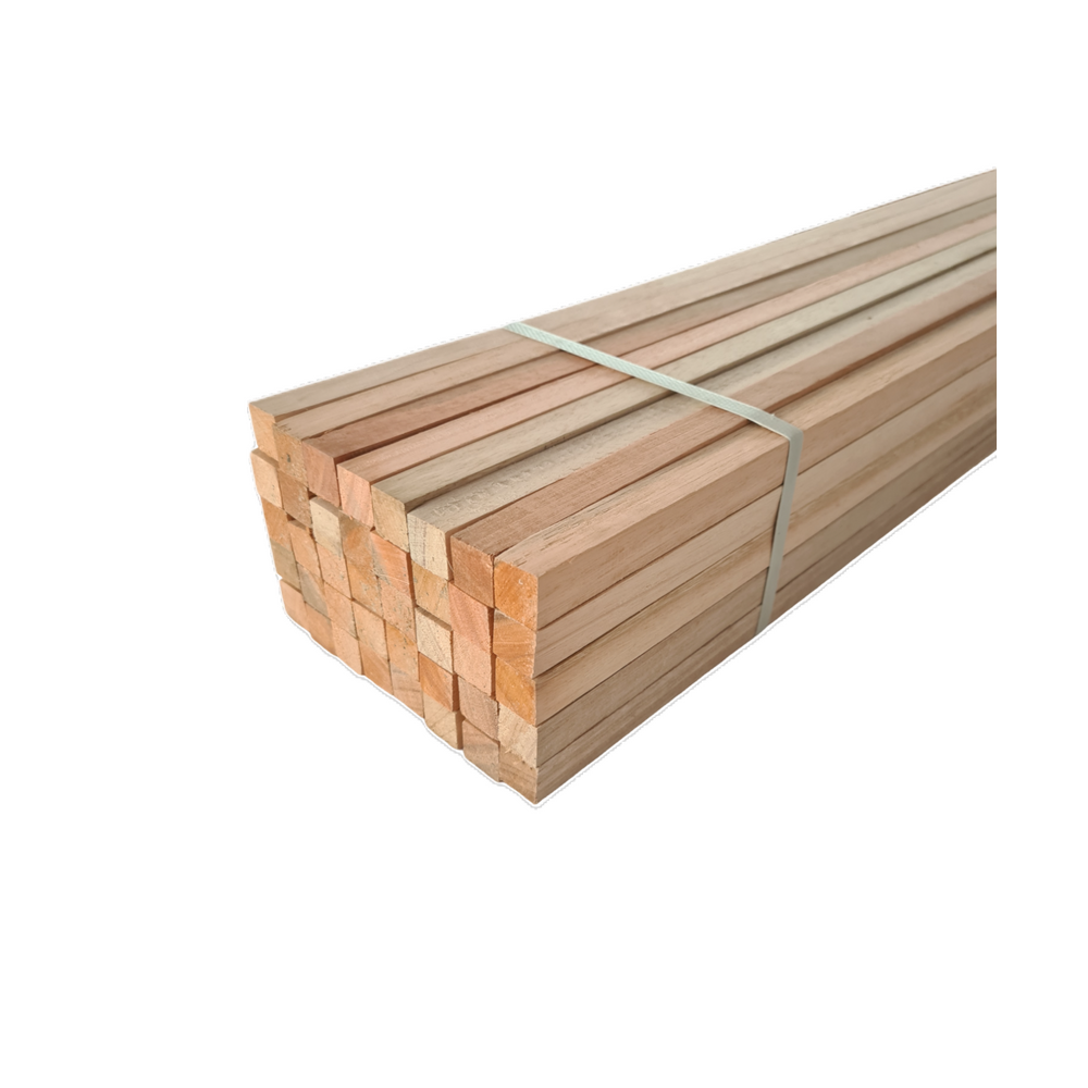 40 Ripas/Sarrafos de 2x2x100 cm Madeira de Eucalipto