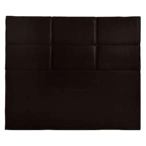 Cabeceira Milena 160cm Estofada Em Material Sintético Star Confort Marrom