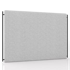 Cabeceira Cama Box Casal Queen 160cm Oscar P02 Linho Cinza Claro - Mpozenato
