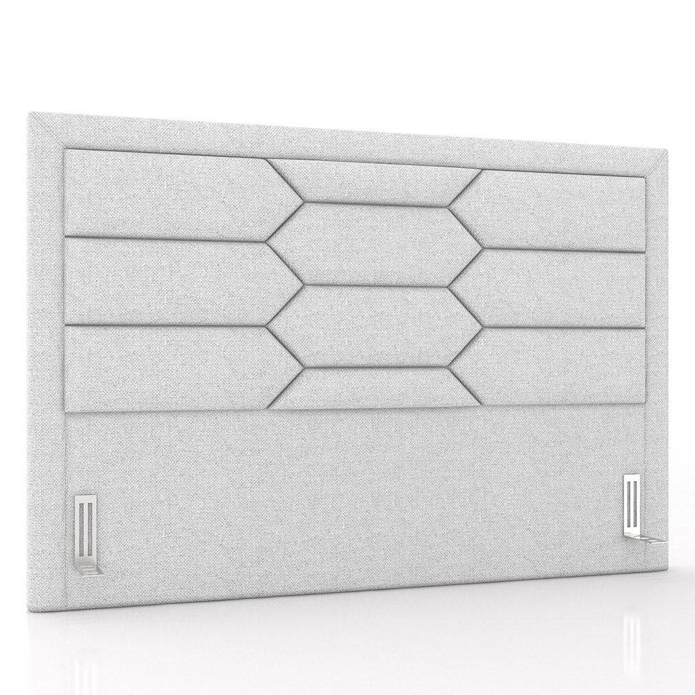 Cabeceira Cama Box Casal 140cm Texas P02 Linho Cinza Claro - Mpozenato