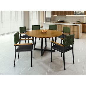 Conjunto para Área Gourmet 6 Cadeiras 1,50m - Coliseu - Paonanda Decor