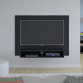 Painel Para Tv 50 Flash Com Nicho Preto