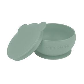 Tigela Urso de Silicone Bowly River Green - Minikoioi