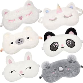 Máscara de dormir Geyoga Unicorn Koala White Cat Bear Dog Grey Cat