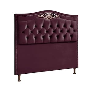 Cabeceira Holanda 1,60 Queen Veludo Shop Das Cabeceiras Roxo