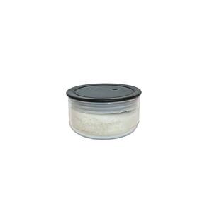 Pote Hermético 200ml Multiuso Organizador Condimentos Casa Cozinha Dispensa Transparente Tampa Preta