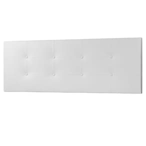 Cabeceira Painel Solteiro 0,90m Berlim Corano Branco