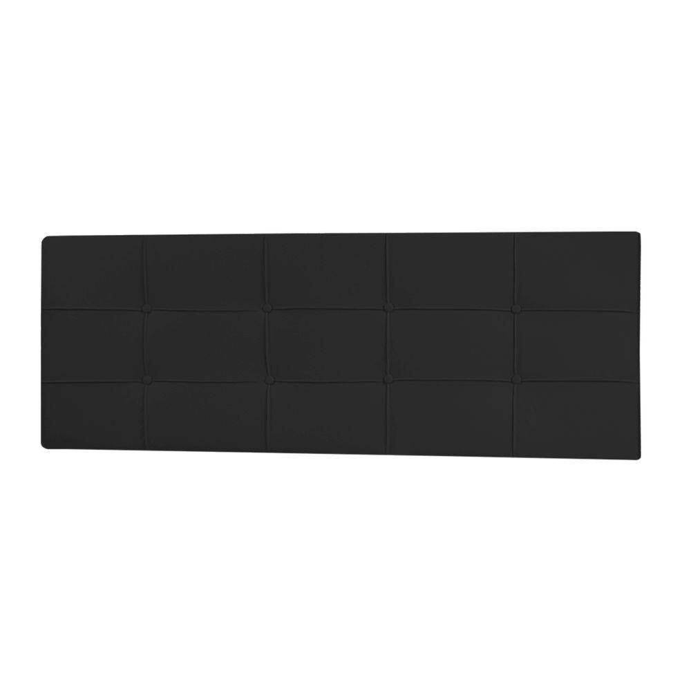 Cabeceira Painel Casal 1,40m Roma Corano Preto - Pallazio