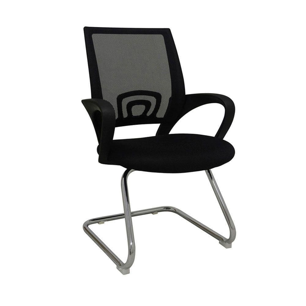 Cadeira De Escritório Santiago - Preta Fixa