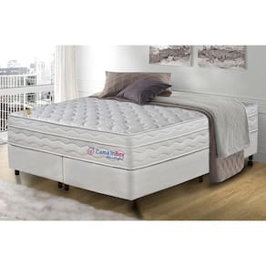 Conjunto Cama Box King Com Molas Ensacadas Cama Inbox Wonderful 193x203x71