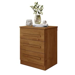 Mesa De Cabeceira Império 4 Gavetas Benetil Cor:cinamomo