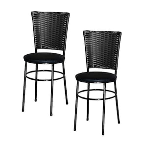 2 Cadeiras Para Mesa Preta Hawai Preto Cor:preto