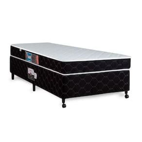 Cama Box + Colchão Castor Solteiro Montblanc Double Face D33 88x188x45cm