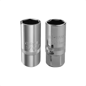 Kit Soquete Retirar Vela 16mm e 21mm Encaixe 1/2 Sextavado