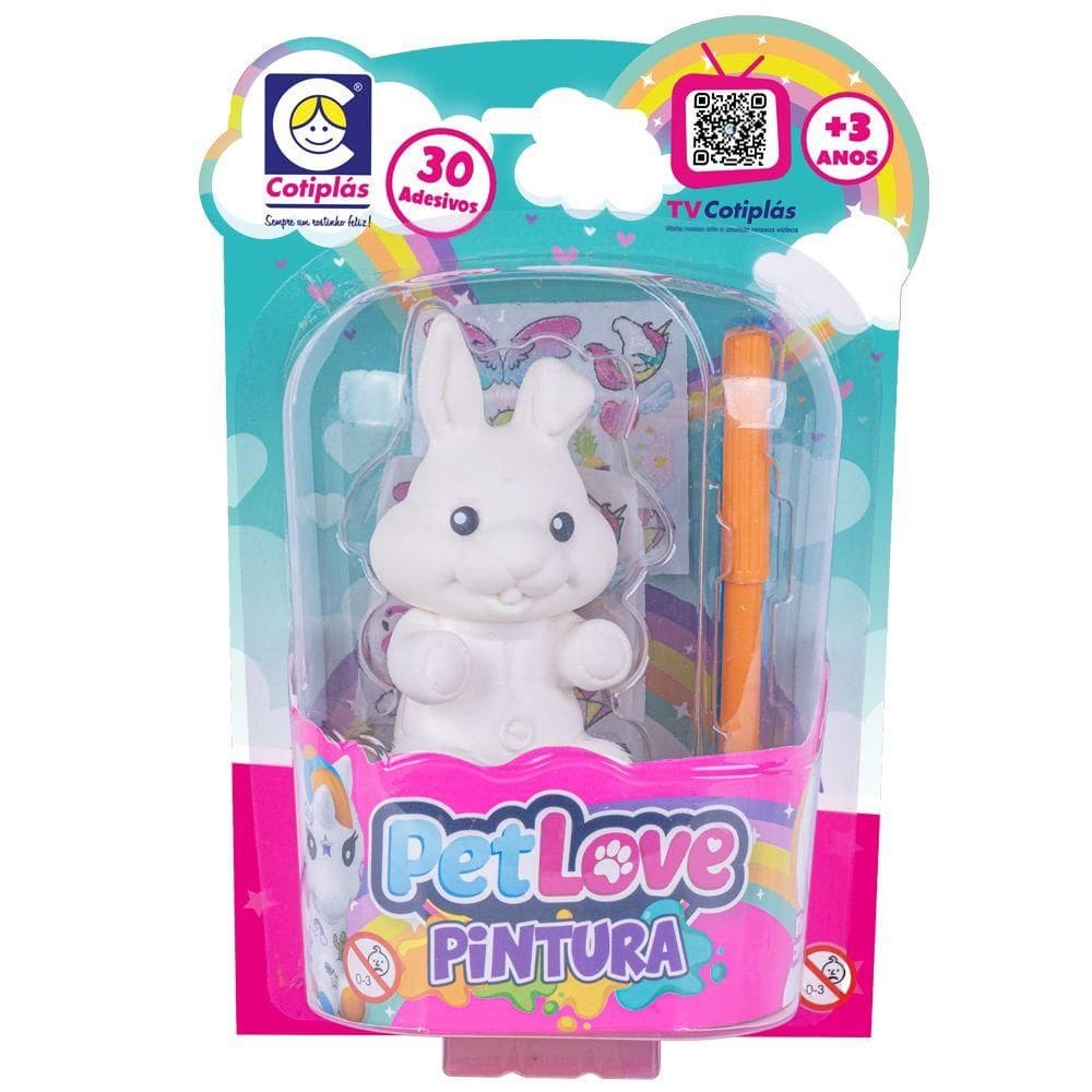 Pet Love Pintura Coelho - Cotiplás