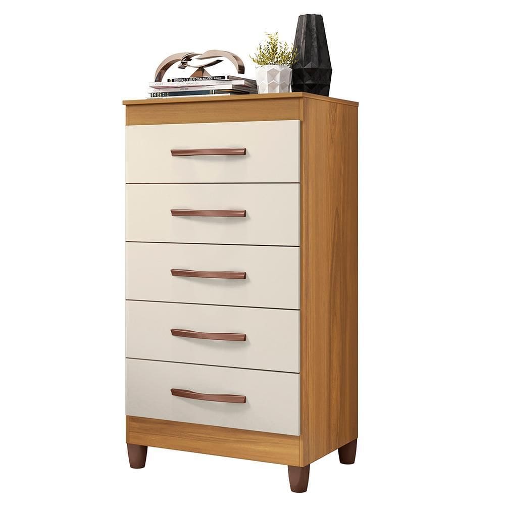 Cômoda Esmeralda 5 Gavetas - Móveis Albatroz