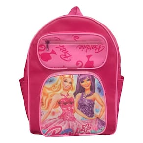 Mochila Escolar Infantil Barbie MD Rosa - Edu Bolsas