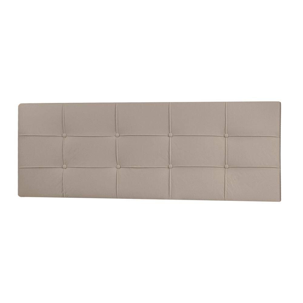 Cabeceira Painel King 1,95m Roma Corano Bege - Pallazio