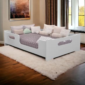 Cama Montessoriana Encanto Casal Branca Gabrielli