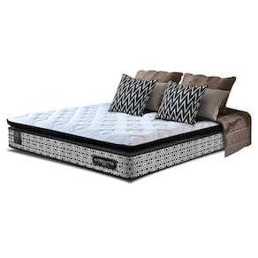 Colchão King Molas Ensacadas Pillow Top 193x203x31 Cama Inbox Abstrato