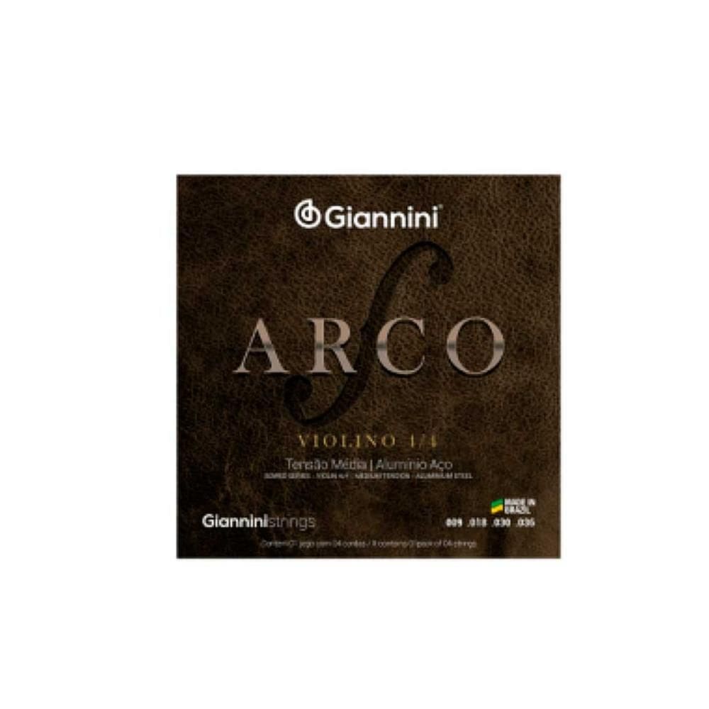 Encordoamento Giannini P/violino Aluminio Média Geavva [F108]