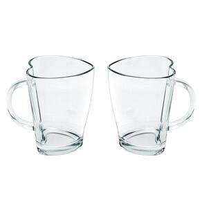 Jogo Caneca Coração Heart Premium 240Ml 2 Peças - Class Home