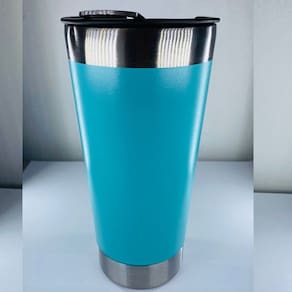 Copo Térmico Inox 473ml Tampa Abridor De Garrafa - Verde Agua