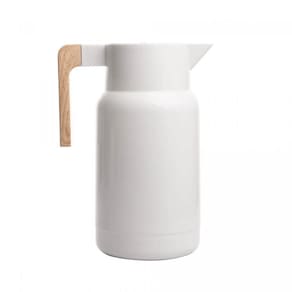 Garrafa Térmica New Organic Branca 1L Botão Touch - Lyor