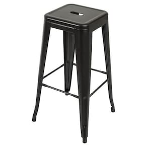 Banqueta Prizi Tolix 76cm Preta