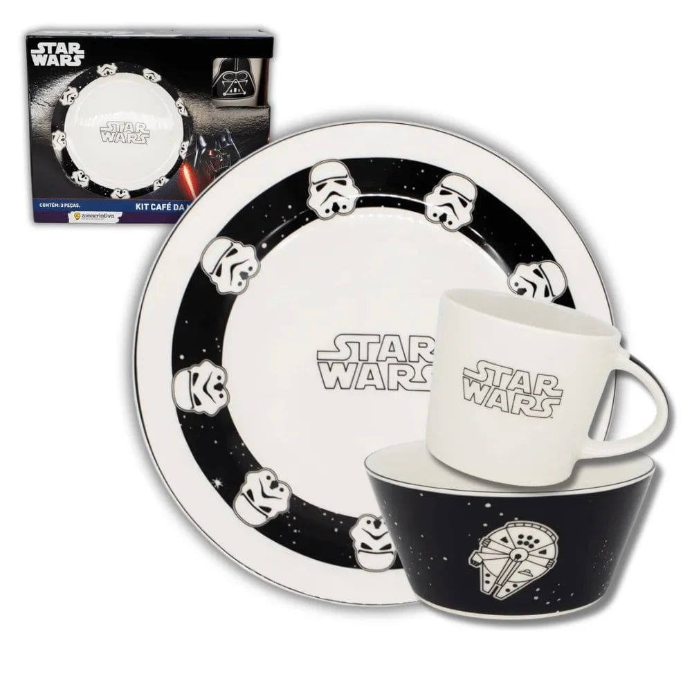 Kit Alimentação Star Wars Em cerâmica