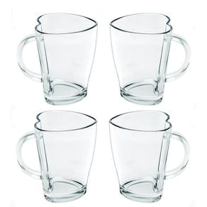 Jogo Caneca Coração Heart Premium 240Ml 4 Peças - Class Home